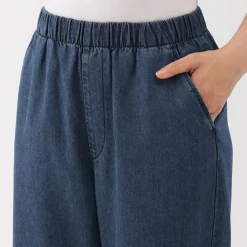 Pantalons, Jupes Et Shorts^Muji Pantalon coupe confortable en denim de coton pour femme