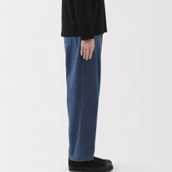 Pantalons, Jupes Et Shorts^Muji Pantalon coupe confortable en denim de coton pour femme