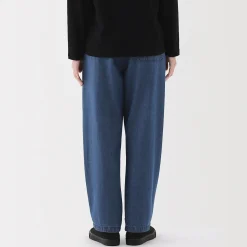 Pantalons, Jupes Et Shorts^Muji Pantalon coupe confortable en denim de coton pour femme