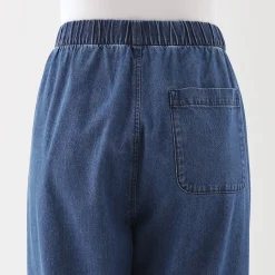 Pantalons, Jupes Et Shorts^Muji Pantalon coupe confortable en denim de coton pour femme