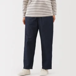 Pantalons, Jupes Et Shorts^Muji Pantalon coupe confortable en denim de coton pour femme