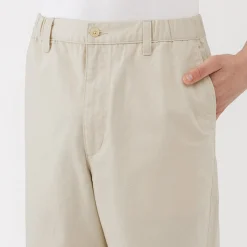 Pantalons Et Shorts^Muji Pantalon coupe confortable en denim lavé pour homme ‐ Naturel Blanc Brut