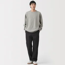 Pantalons Et Shorts^Muji Pantalon coupe confortable en denim lavé pour homme ‐ Noir