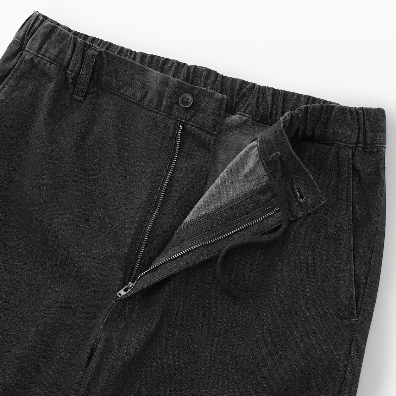 Pantalons Et Shorts^Muji Pantalon coupe confortable en denim lavé pour homme ‐ Noir
