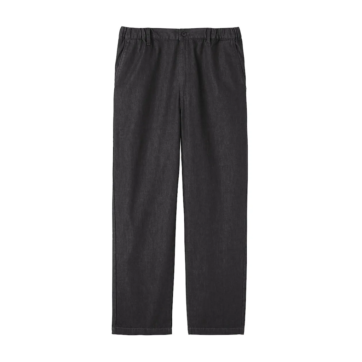 Pantalons Et Shorts^Muji Pantalon coupe confortable en denim lavé pour homme ‐ Noir