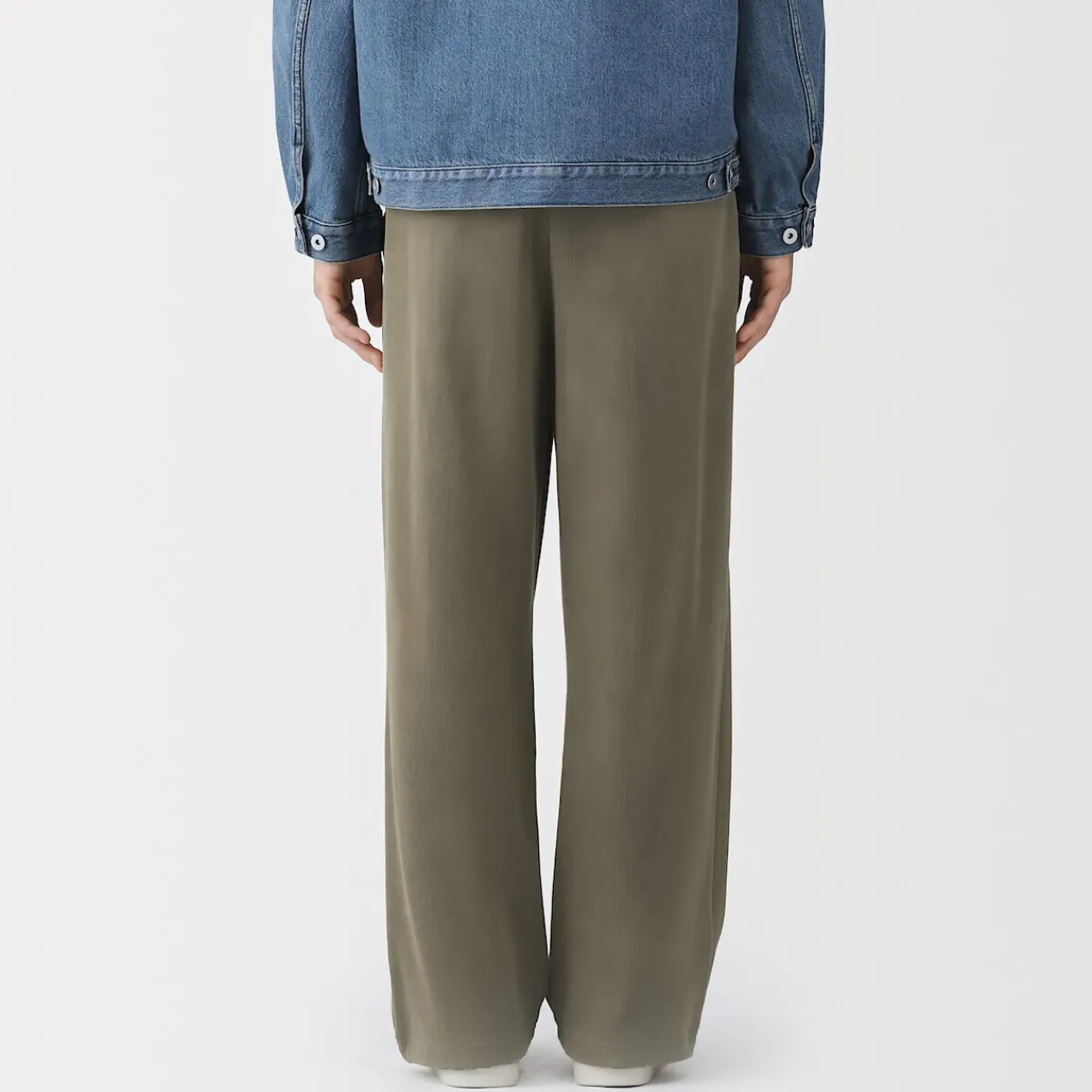 Pantalons Et Shorts^Muji Pantalon de jogging à ourlet ouvert et à double tricot pour homme