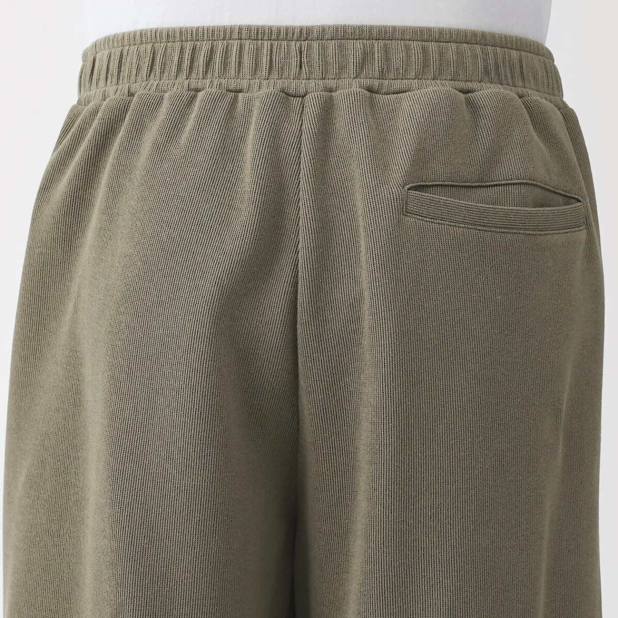 Pantalons Et Shorts^Muji Pantalon de jogging à ourlet ouvert et à double tricot pour homme