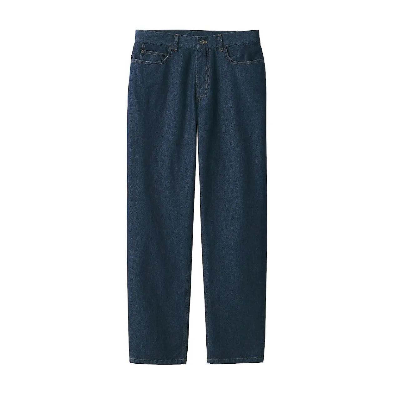 Pantalons Et Shorts^Muji Pantalon en denim en mélange de fibres Washi pour homme Bleu Marine Foncé