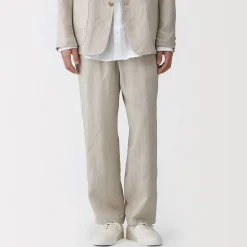 Pantalons Et Shorts^Muji Pantalon en lin lavé pour homme