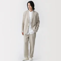 Pantalons Et Shorts^Muji Pantalon en lin lavé pour homme