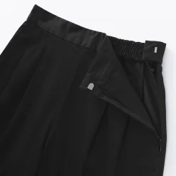 Pantalons, Jupes Et Shorts^Muji Pantalon fuselé à jambes larges en sergé de coton mélangé pour femme