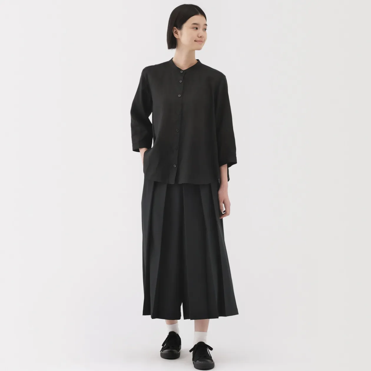 Pantalons, Jupes Et Shorts|Petits Accessoires^Muji Pantalon Hakama unisexe à double tissage