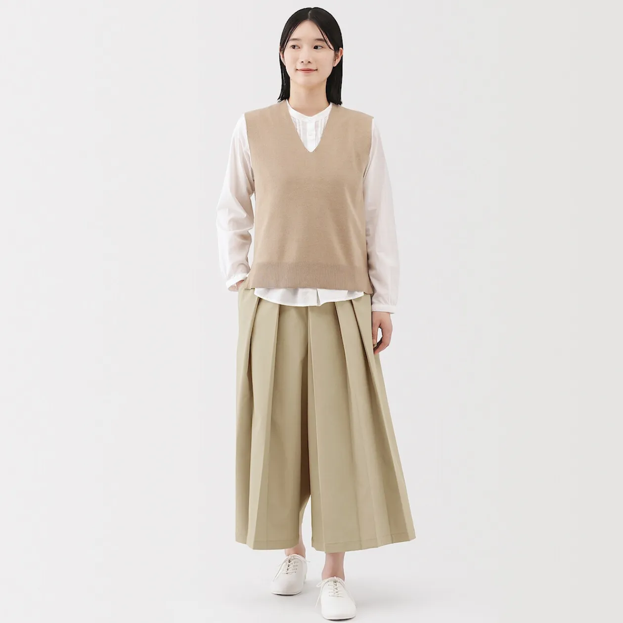 Pantalons, Jupes Et Shorts|Petits Accessoires^Muji Pantalon Hakama unisexe à double tissage