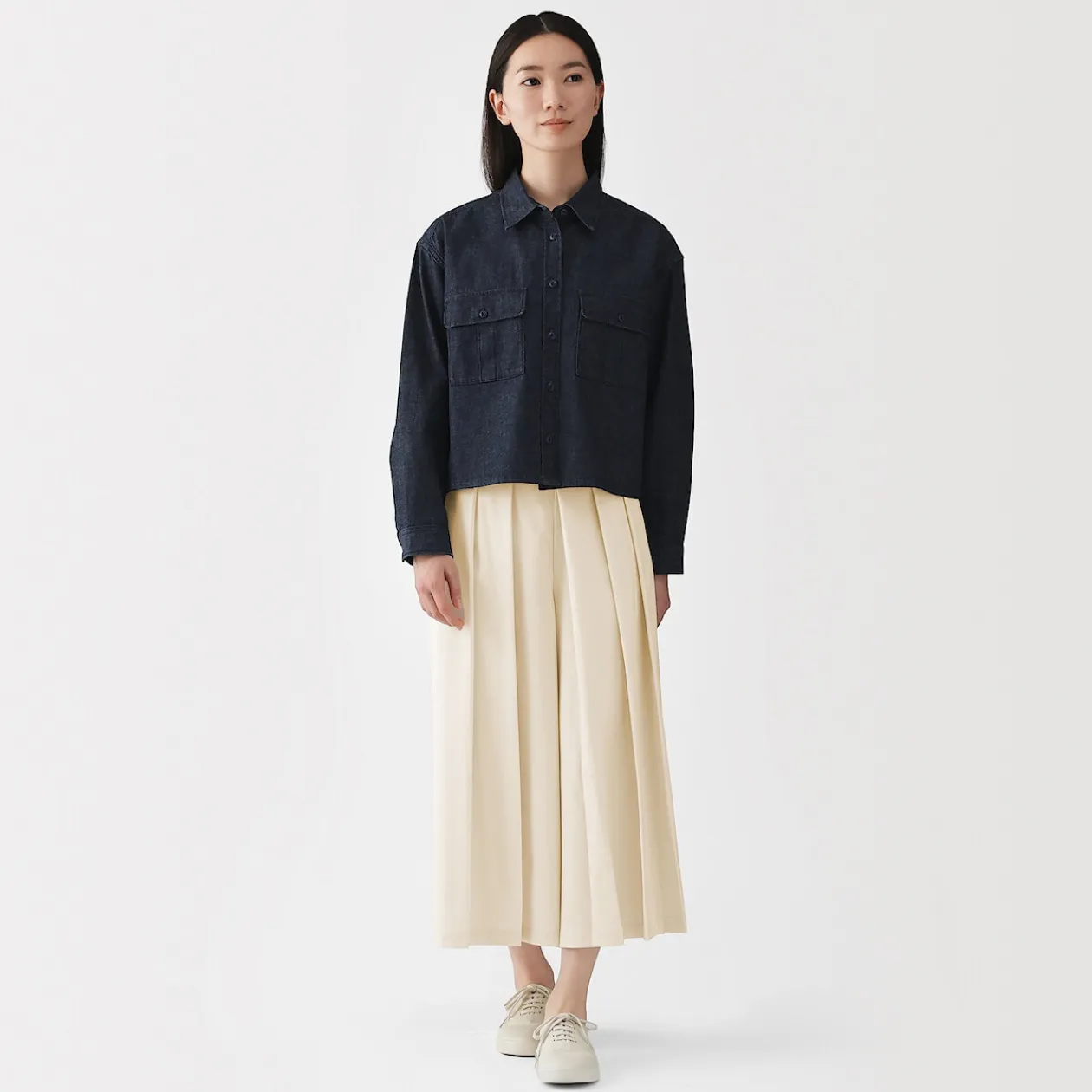 Pantalons, Jupes Et Shorts|Petits Accessoires^Muji Pantalon Hakama unisexe à double tissage