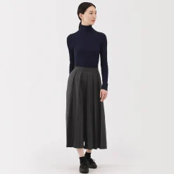 Petits Accessoires|Petits Accessoires^Muji Pantalon hakama unisexe en mélange de laine brossée