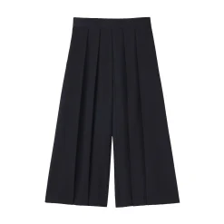 Petits Accessoires|Petits Accessoires^Muji Pantalon hakama unisexe en mélange de laine brossée