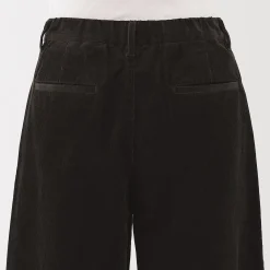 Pantalons, Jupes Et Shorts^Muji Pantalon large à plis en velours côtelé mélangé kapok pour femme