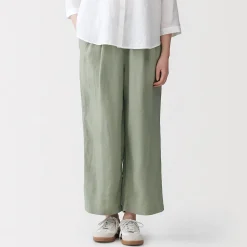 Pantalons, Jupes Et Shorts^Muji Pantalon large en lin lavé pour femme