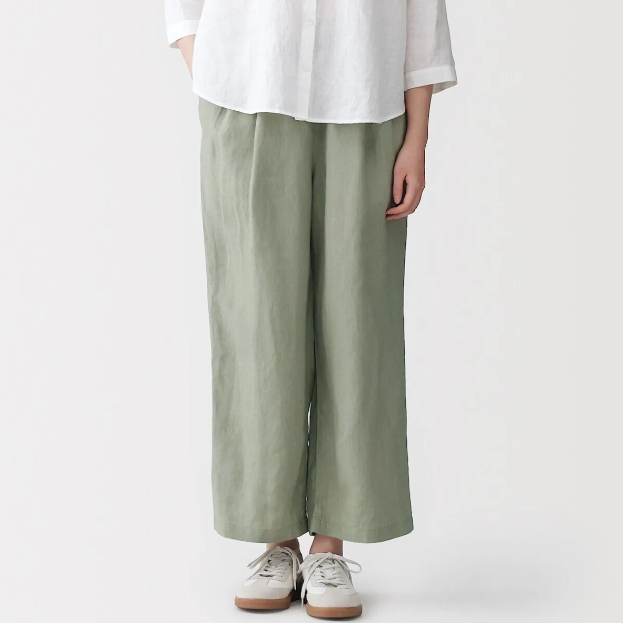 Pantalons, Jupes Et Shorts^Muji Pantalon large en lin lavé pour femme