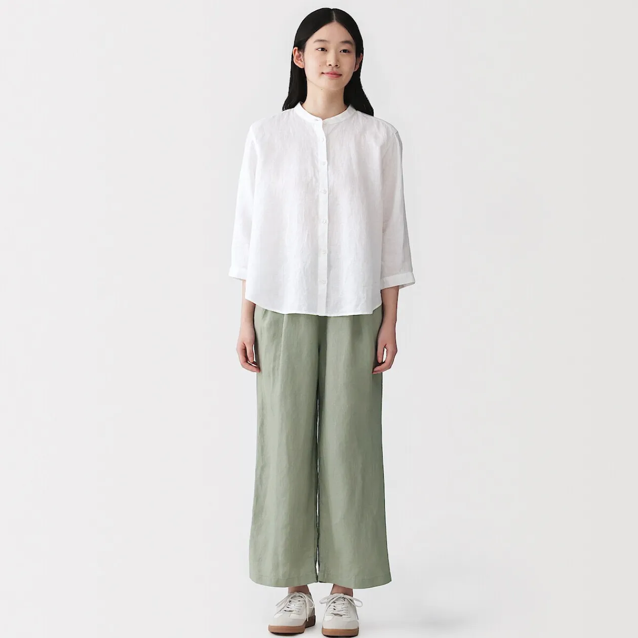 Pantalons, Jupes Et Shorts^Muji Pantalon large en lin lavé pour femme