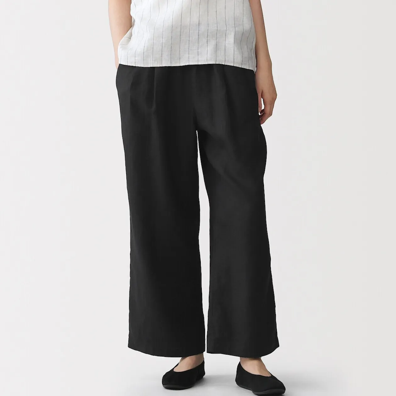 Pantalons, Jupes Et Shorts^Muji Pantalon large en lin lavé pour femme