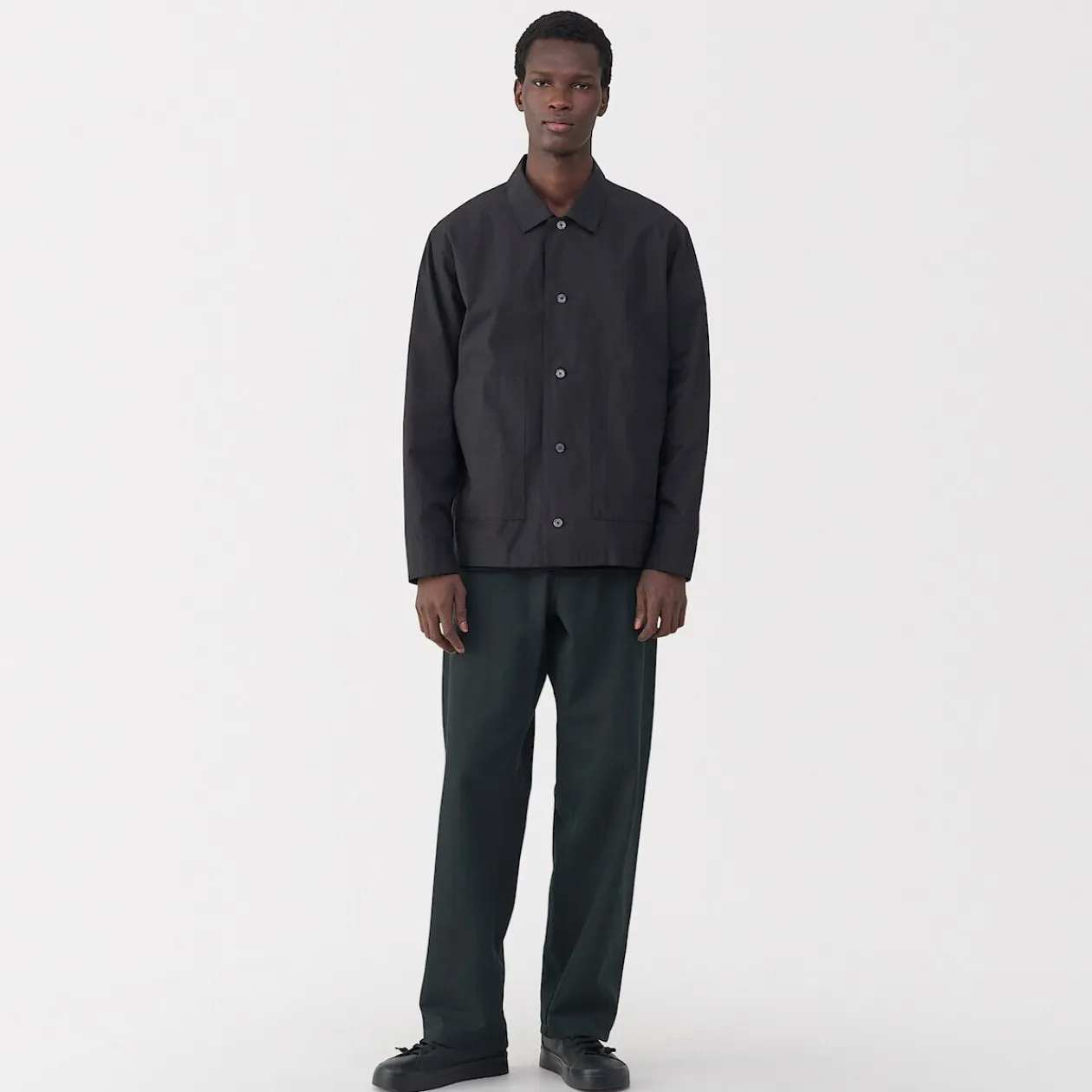 Pantalons Et Shorts^Muji Pantalon large en washi sergé pour homme