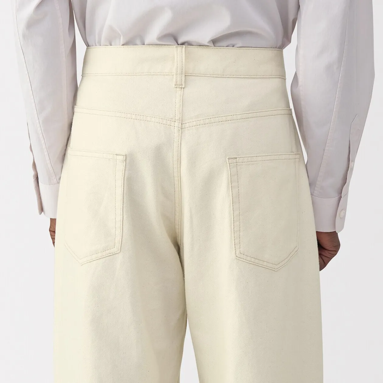 Pantalons Et Shorts^Muji Pantalon large en washi sergé pour homme