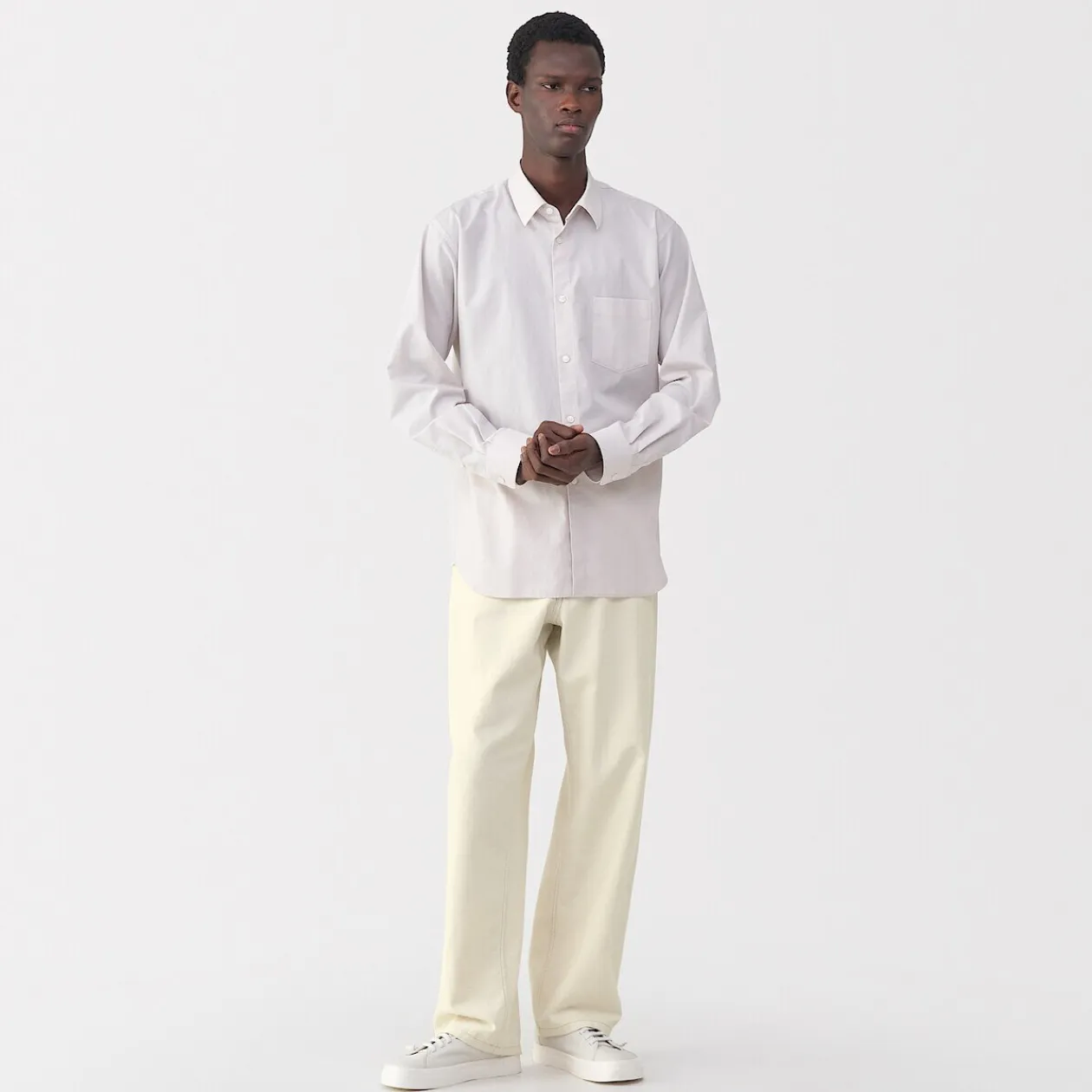Pantalons Et Shorts^Muji Pantalon large en washi sergé pour homme