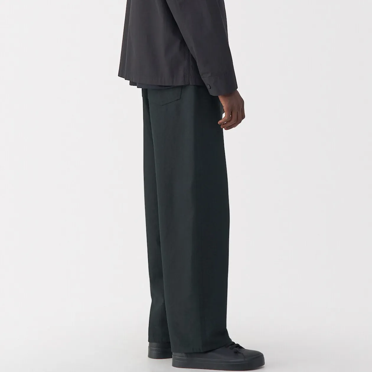 Pantalons Et Shorts^Muji Pantalon large en washi sergé pour homme