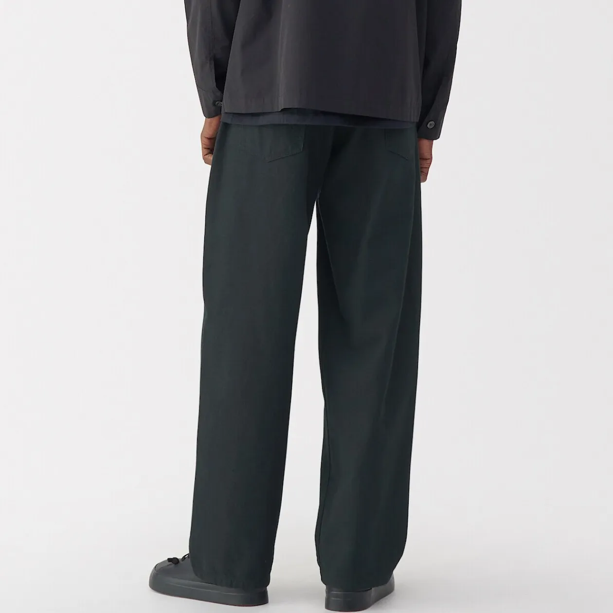 Pantalons Et Shorts^Muji Pantalon large en washi sergé pour homme