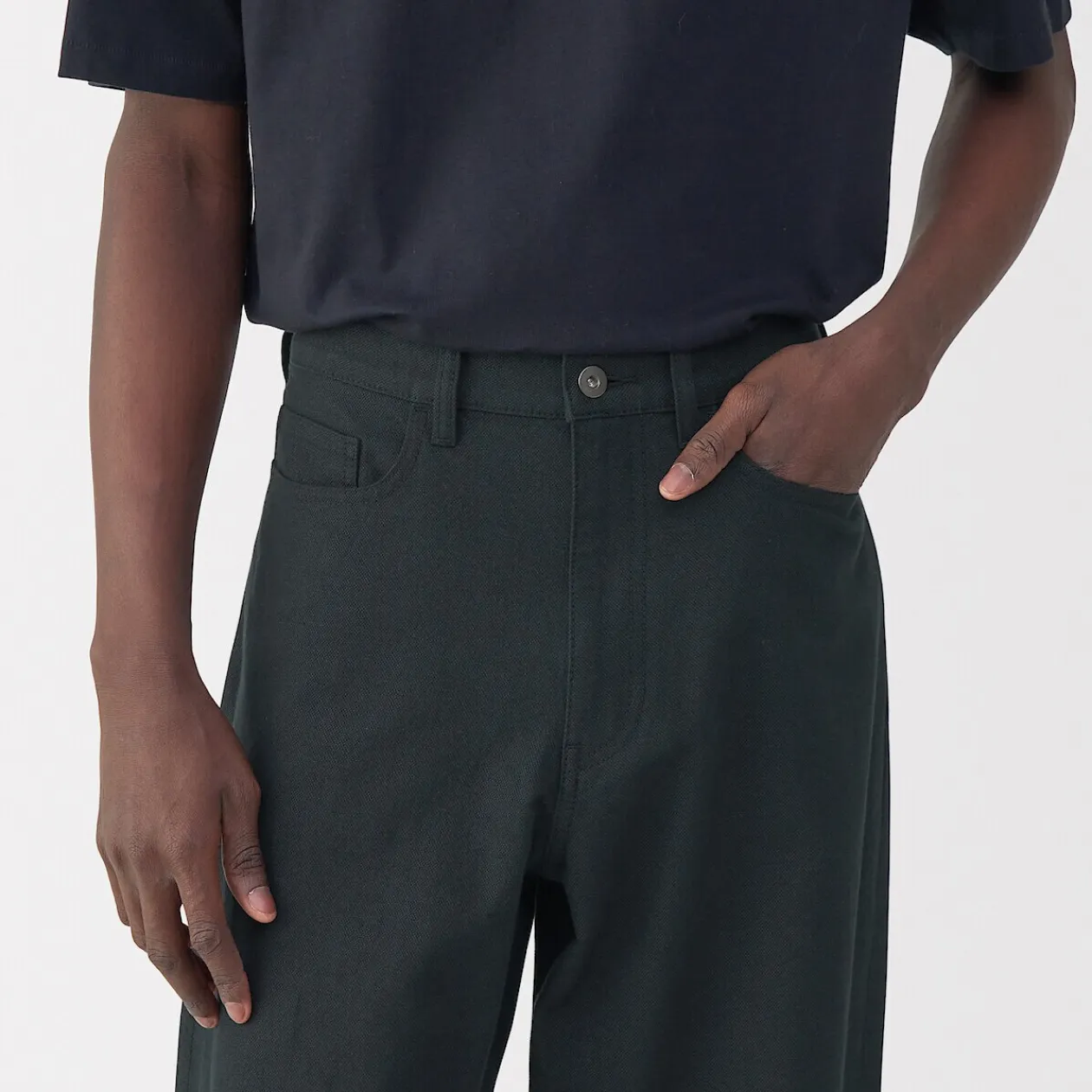 Pantalons Et Shorts^Muji Pantalon large en washi sergé pour homme