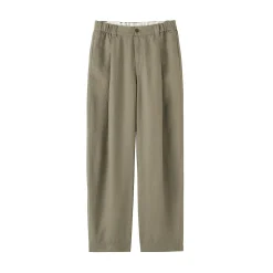Pantalons, Jupes Et Shorts^Muji Pantalon large plissé en lin et lyocell pour femme