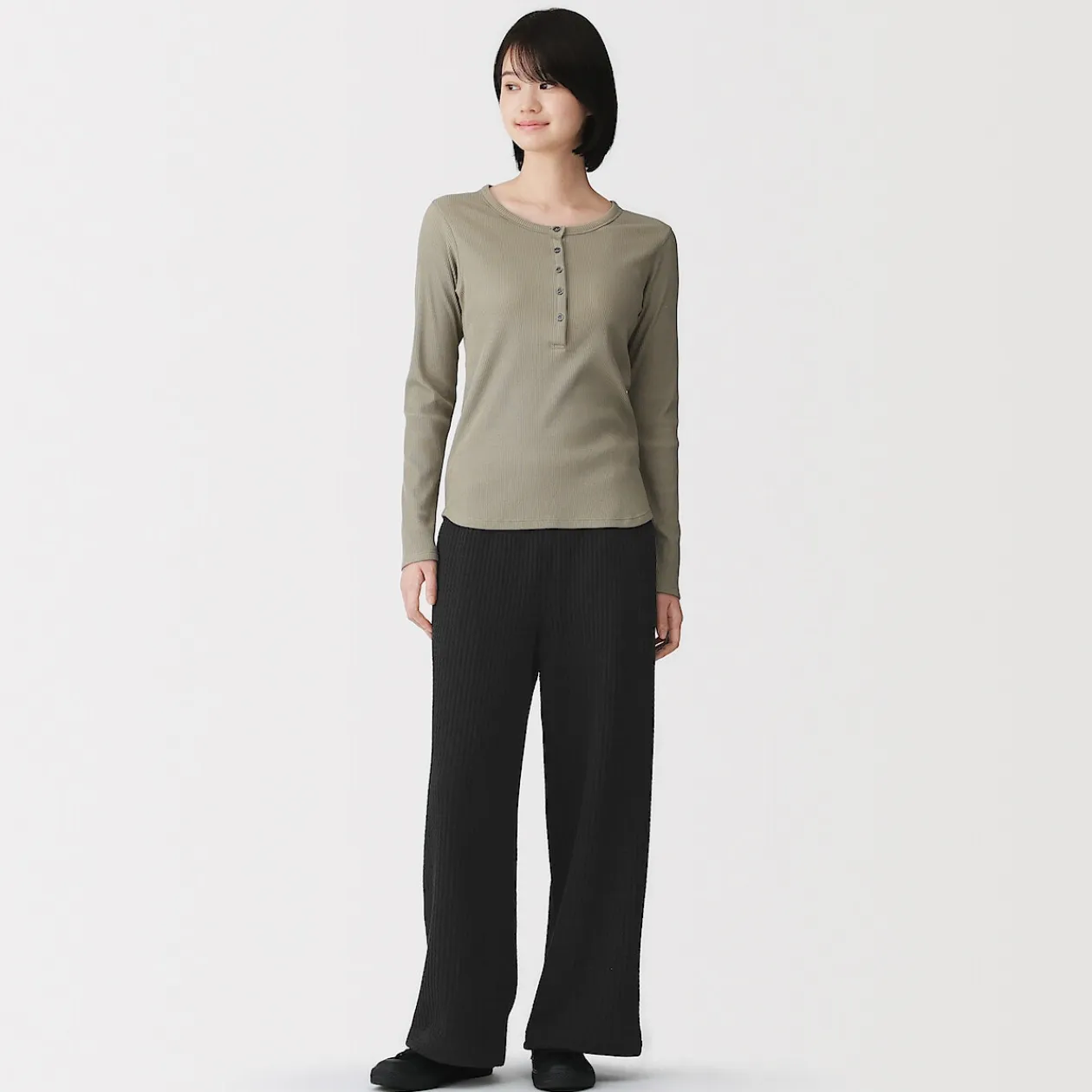 Pantalons, Jupes Et Shorts|Pyjamas Et Vêtements D'Intérieur^Muji Pantalon long en maille ample pour femme