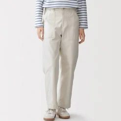 Pantalons, Jupes Et Shorts^Muji Pantalon longueur cheville en coton délavé pour femme