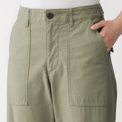 Pantalons, Jupes Et Shorts^Muji Pantalon longueur cheville en coton délavé pour femme