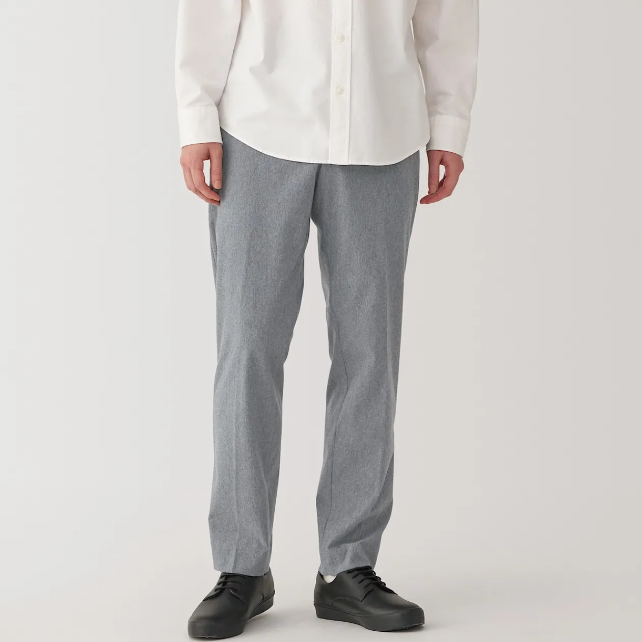 Pantalons Et Shorts^Muji Pantalon plissé ajusté et stretch pour homme