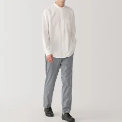 Pantalons Et Shorts^Muji Pantalon plissé ajusté et stretch pour homme
