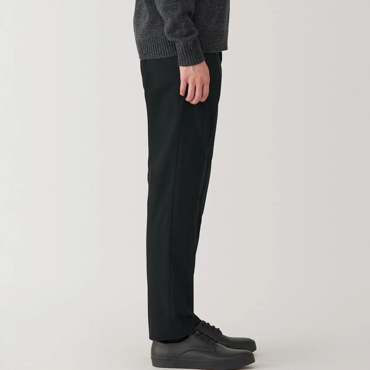 Pantalons Et Shorts^Muji Pantalon plissé ajusté et stretch pour homme