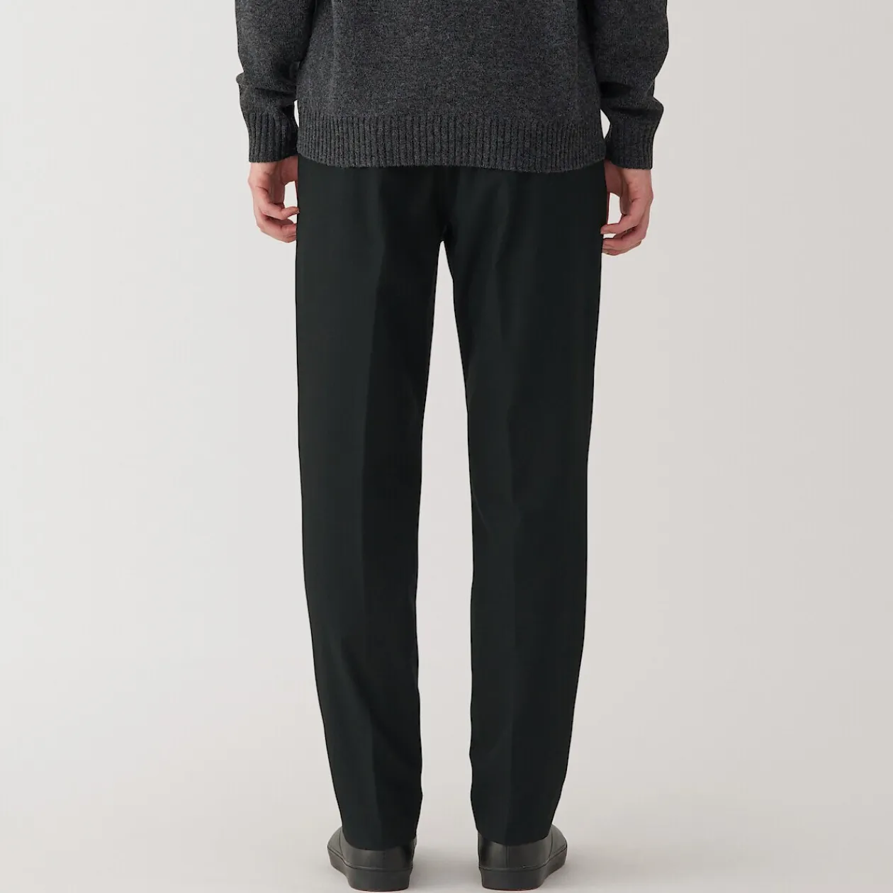 Pantalons Et Shorts^Muji Pantalon plissé ajusté et stretch pour homme