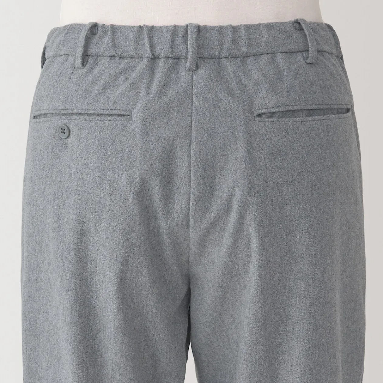 Pantalons Et Shorts^Muji Pantalon plissé ajusté et stretch pour homme