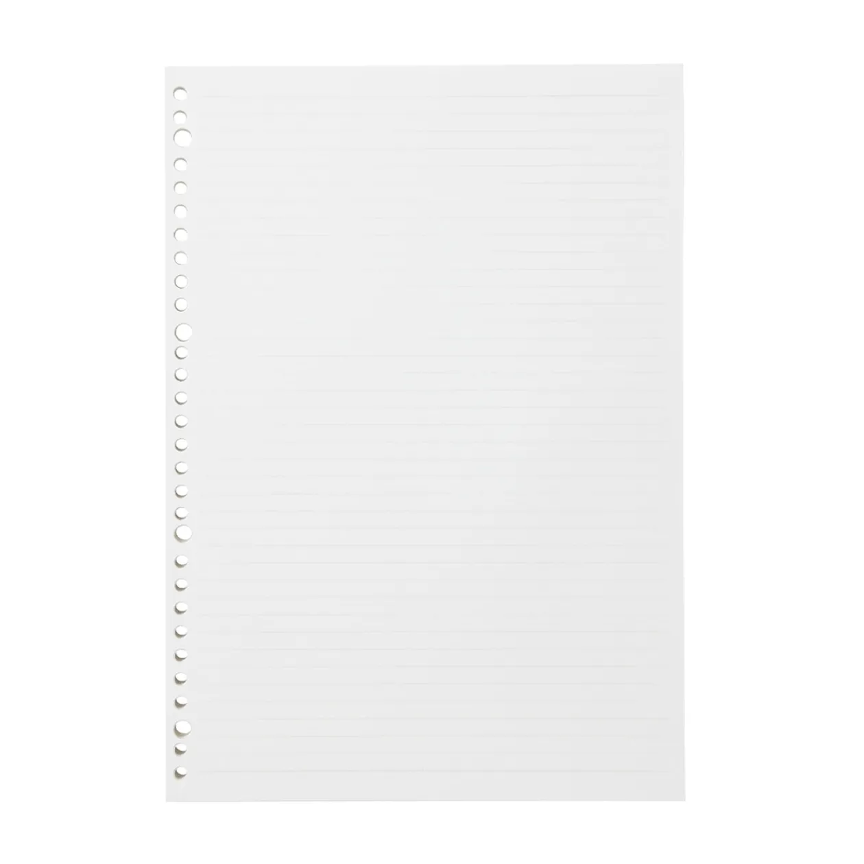 Cahiers À Lignes|Feuilles Volantes^Muji Paquet de 100 feuilles A4 ligne 7mm