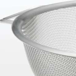 Ustensiles^Muji Passoire en acier inoxydable à 2 poignées