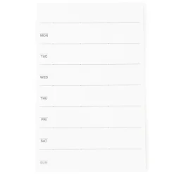 Agendas Et Calendriers|Fournitures De Bureau^Muji Planificateur hebdomadaire avec feuillets adhésifs