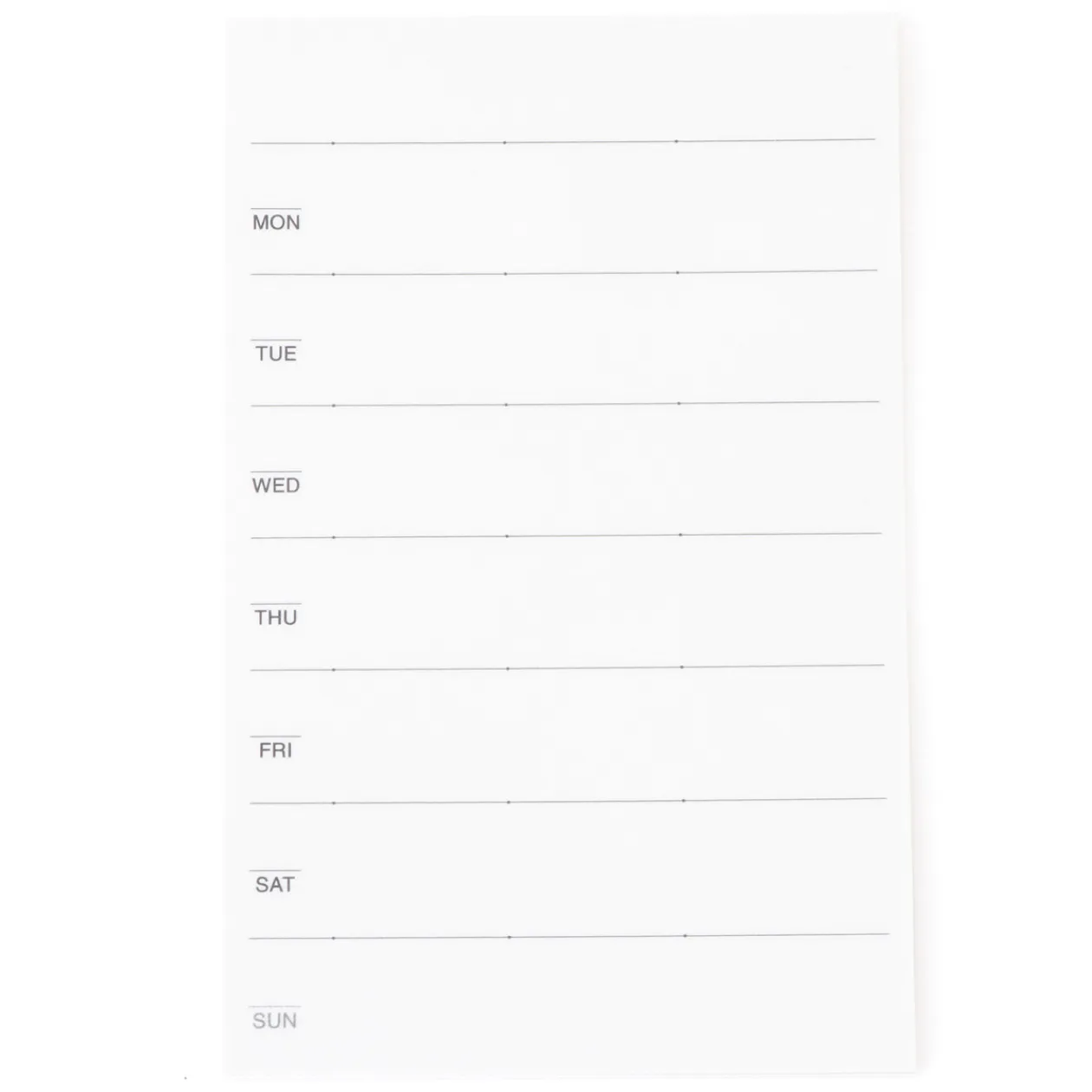 Agendas Et Calendriers|Fournitures De Bureau^Muji Planificateur hebdomadaire avec feuillets adhésifs