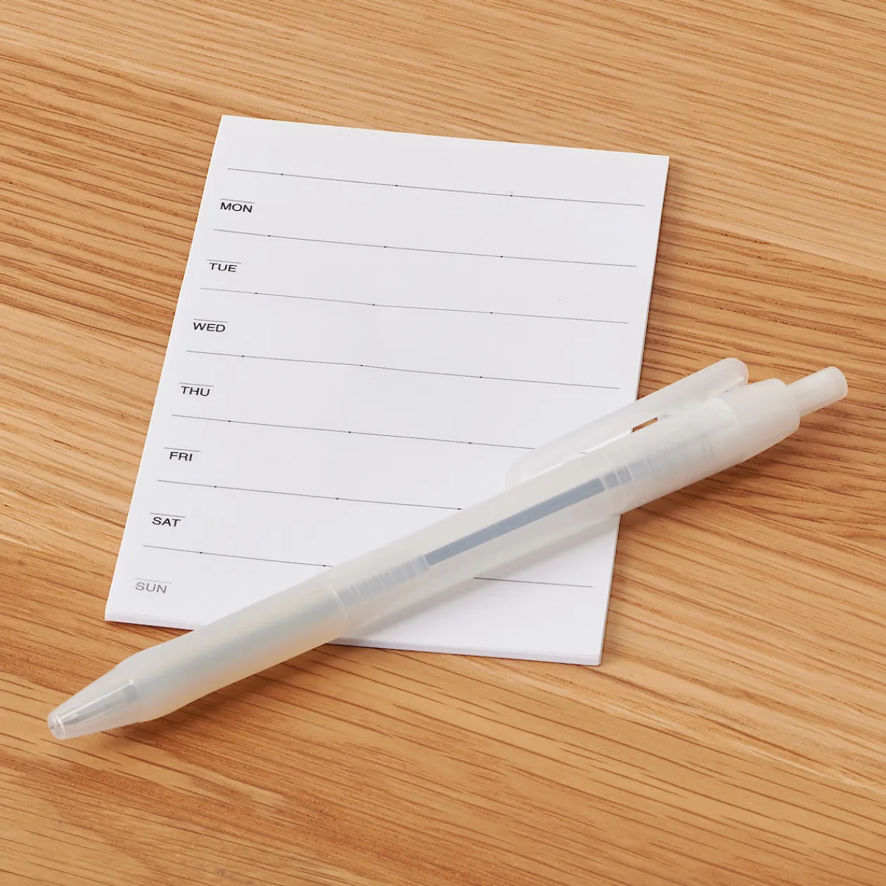 Agendas Et Calendriers|Fournitures De Bureau^Muji Planificateur hebdomadaire avec feuillets adhésifs