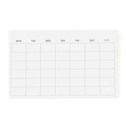 Agendas Et Calendriers|Fournitures De Bureau^Muji Planificateur mensuel avec feuillets adhésifs