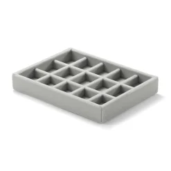 Rangements En Acrylique^Muji Plateau à bijoux 15 compartiments L16X P12X H2.5cm