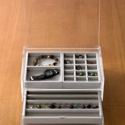 Rangements En Acrylique^Muji Plateau à bijoux 15 compartiments L16X P12X H2.5cm