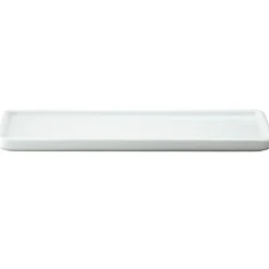 Vaisselle^Muji Plateau en porcelaine blanche