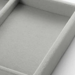 Rangements En Acrylique^Muji Plateau en velours 2 compartiments L16X P12X H2.5cm